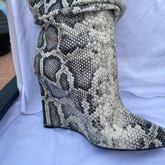 Marcell Von Berlin Snake Skin Leather Boots - Picture 8 of 10